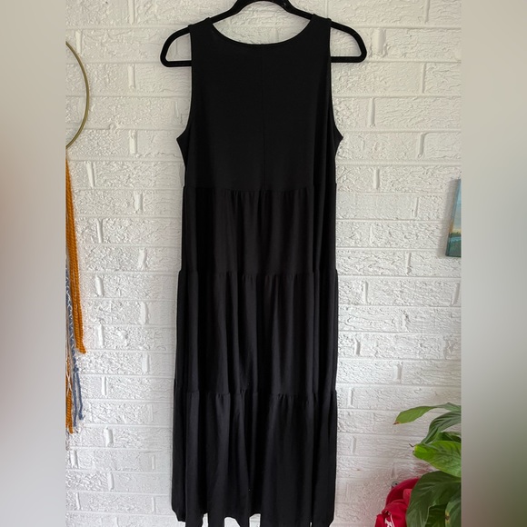 69. New WOT black tiered tank dress by Zenana - Picture 5 of 6